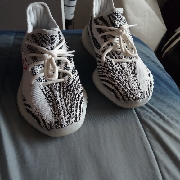 Zebra Yeezys - Picture 4 of 8